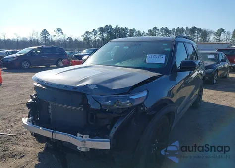 2022 Ford Explorer St из США, поврежденный, VIN 1FM5K8GC3NGC51278